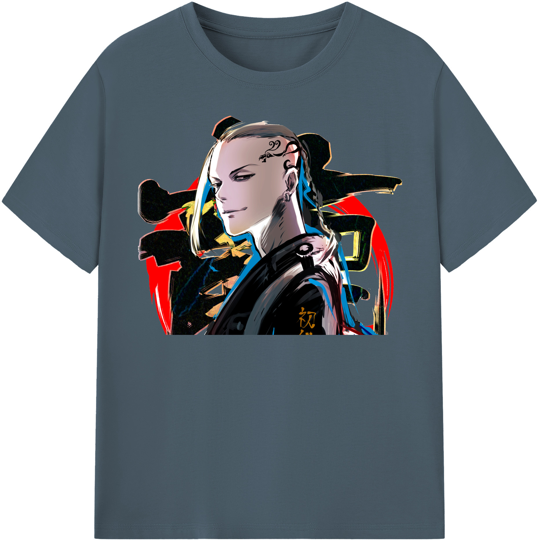 （画像用） 東京リベンジャーズ Tokyo Revengers 綿100％半袖Tシャツ（フロントプリント）
